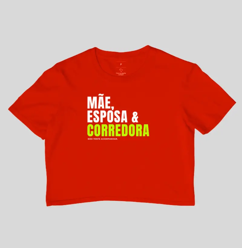 Cropped Mãe corredora