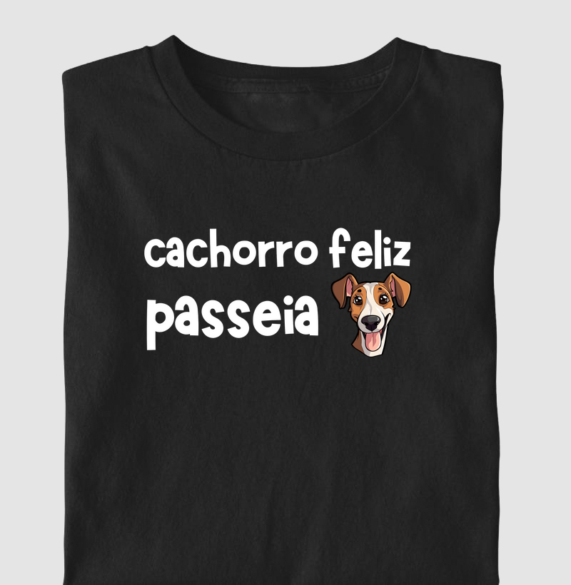 Cachorro Feliz Passeia