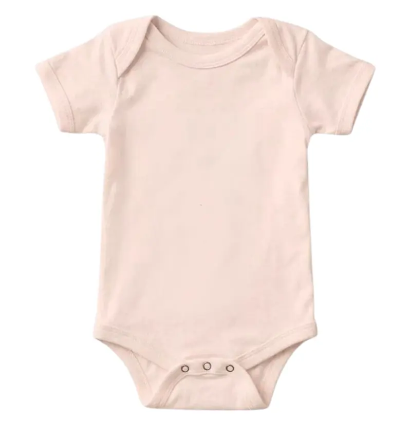 Body Bebê Básico Liso ROSA