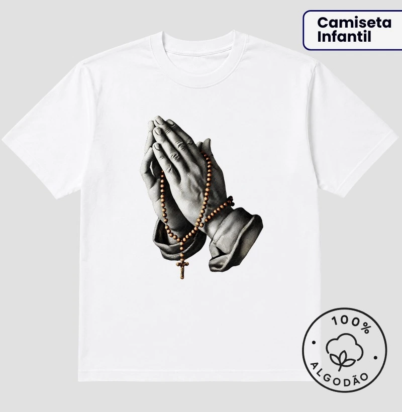Mãos em oração - Minimalista