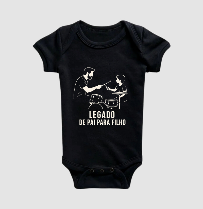 LEGADO DE PAI PARA FILHO BATERISTA