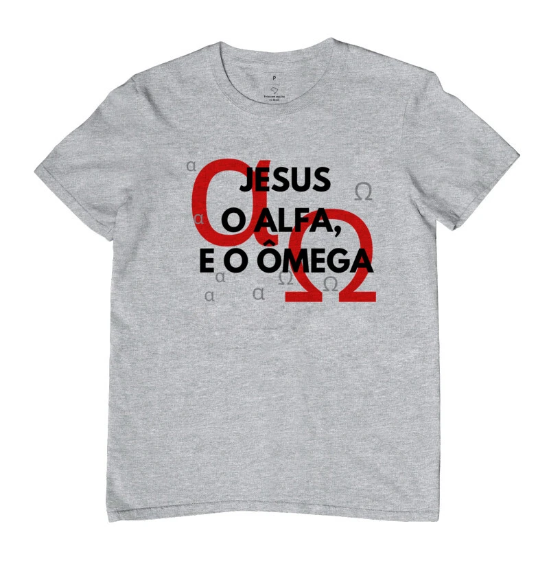 Masculina Jesus o Alfa e o Ômega Cores