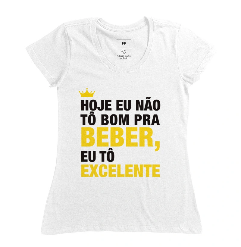 Hoje eu tô excelente