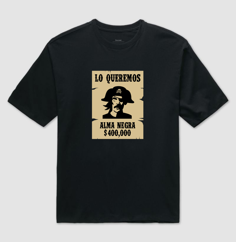 Alma Negra - Camiseta Oversized