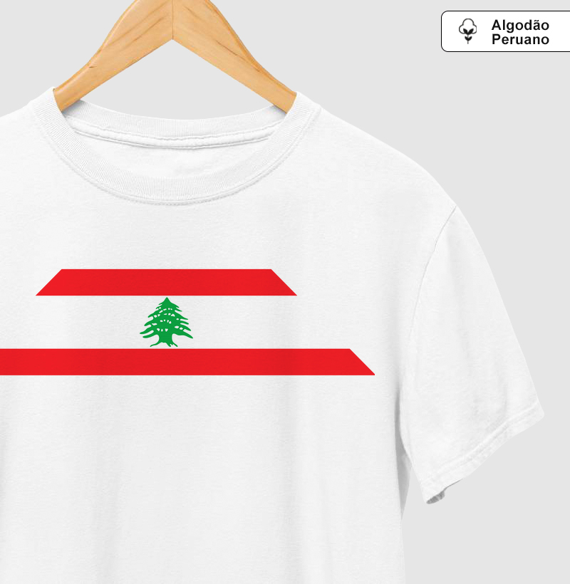 Líbano bandeira estilizada
