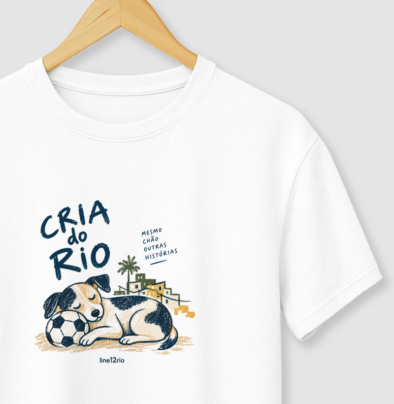 CRIA DO RIO - MESMO CHÃO, OUTRAS HISTÓRIAS - Camiseta