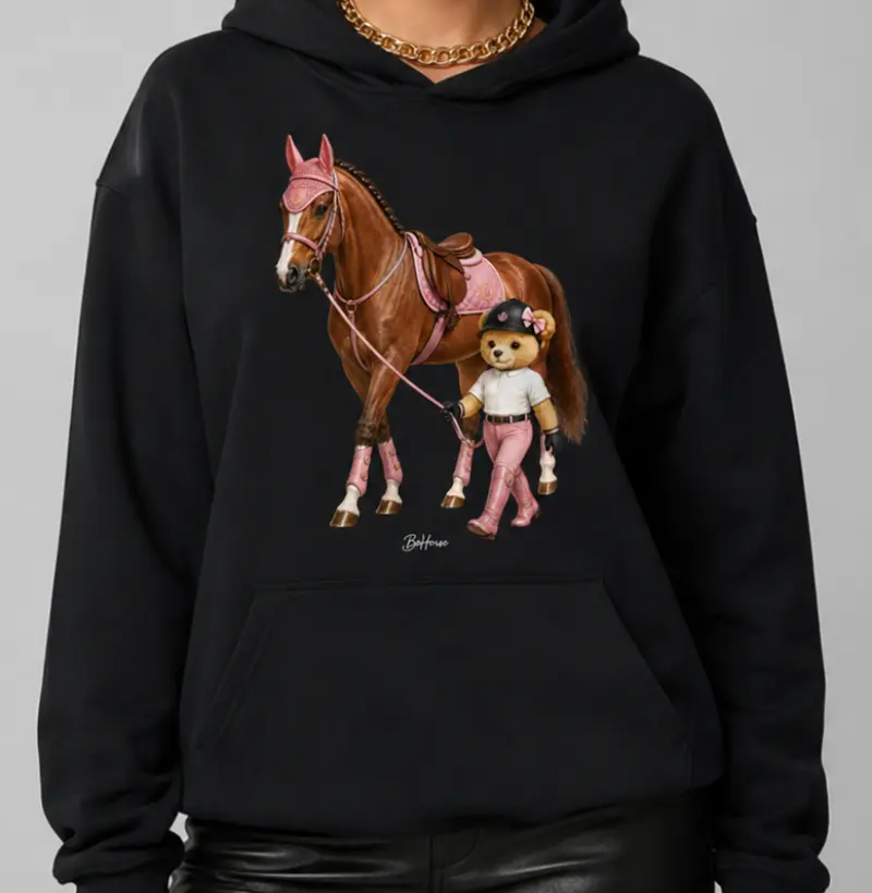 Teddy Pink Hoddie