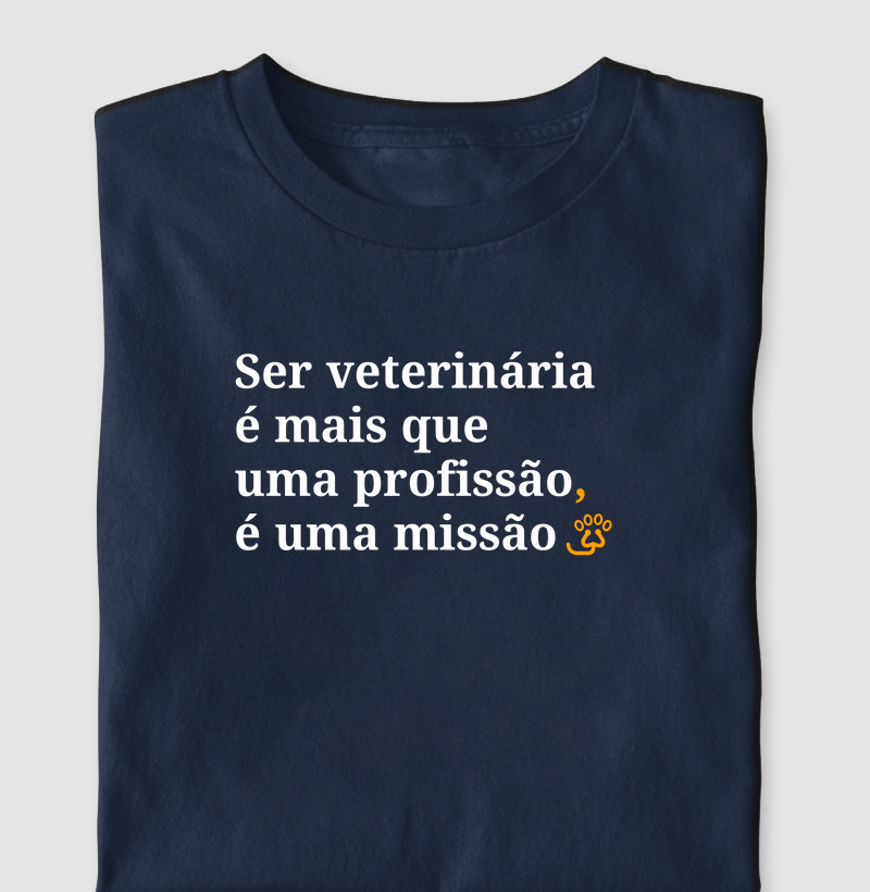 Ser veterinária é minha missão!