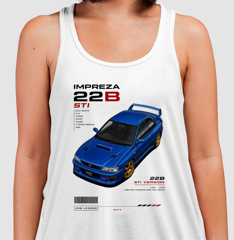 Camiseta regata Subaru