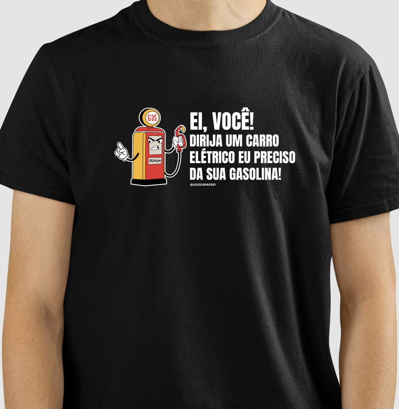 Camiseta Dirija um Carro Elétrico