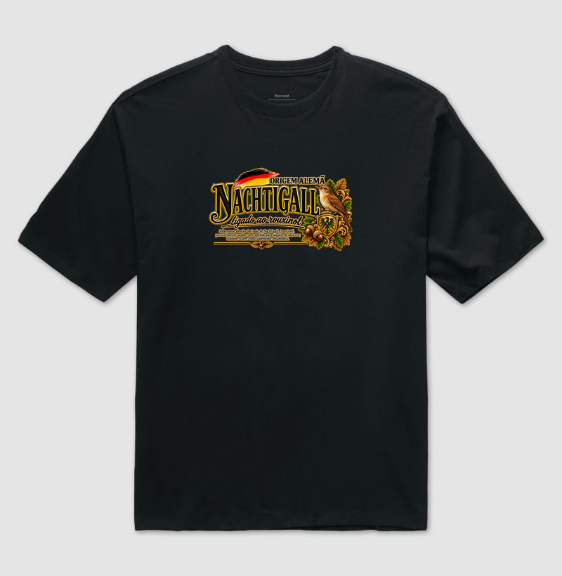 Nachtigall  - Camiseta Oversized