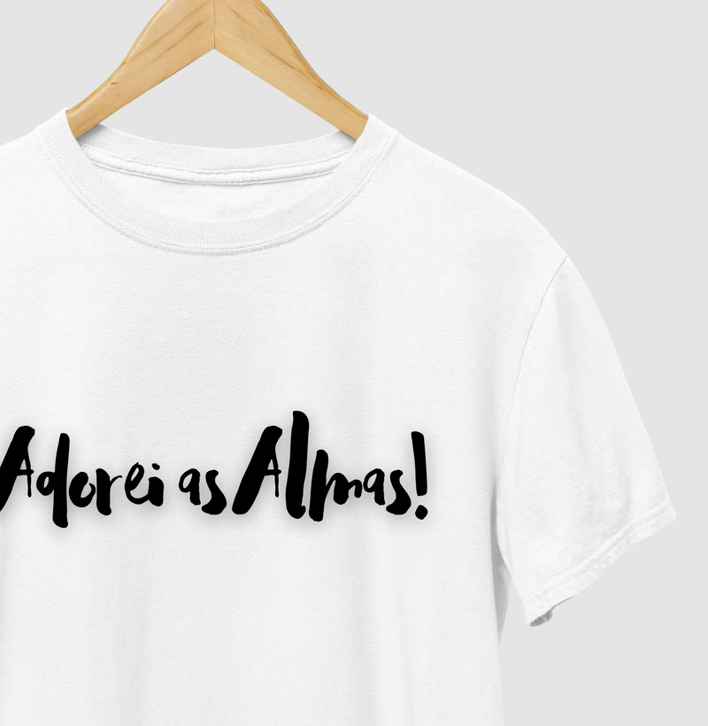 Preto-Velho - Saudação - Camiseta Branca