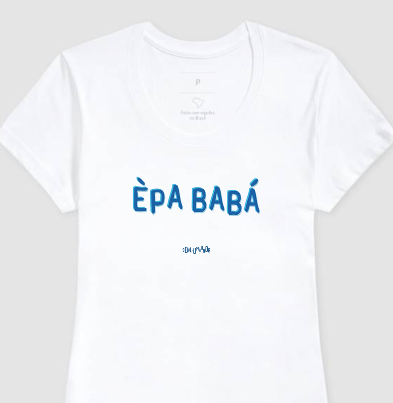 camiseta OXALÁ saudação feminina