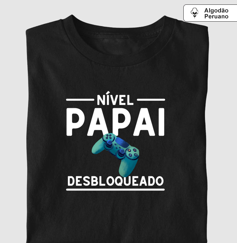 Nível papai desbloqueado (vídeogame) (algodão peruano)