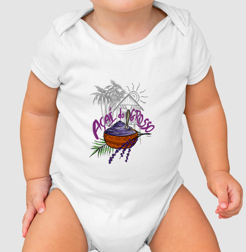 Estampa "Açaí do grosso"