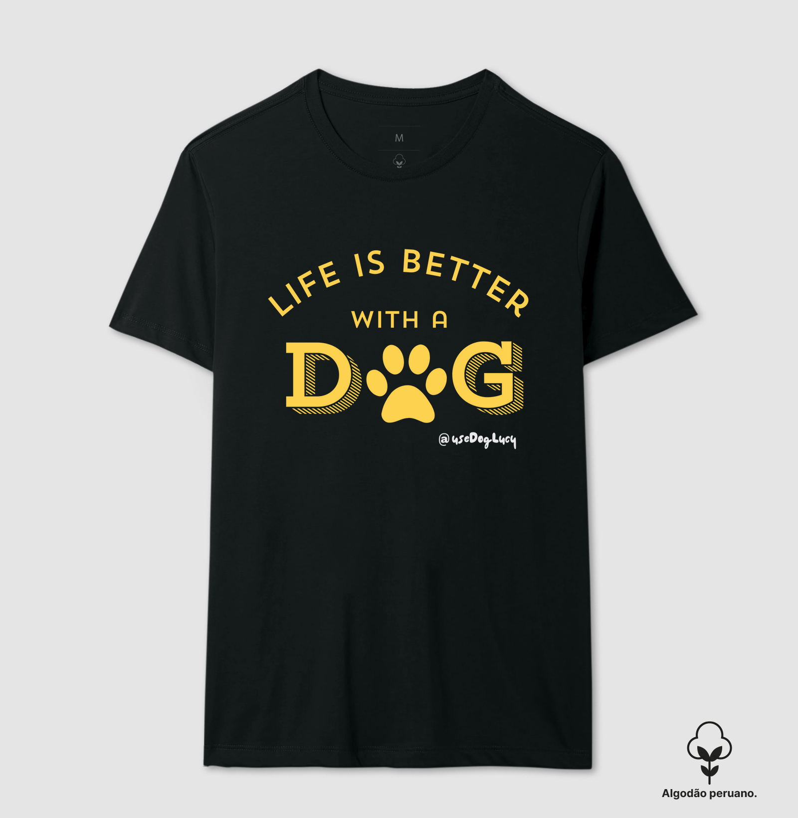 Live is Bether with a Dog Gold