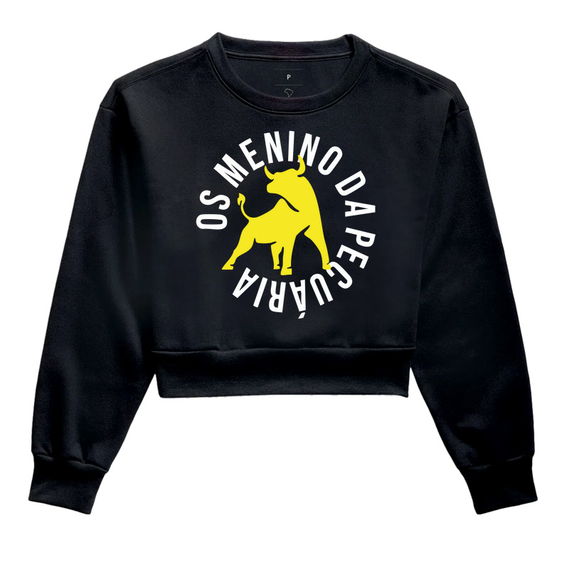 Cropped Moletom Country Os meninos da pecuária Magnata 556