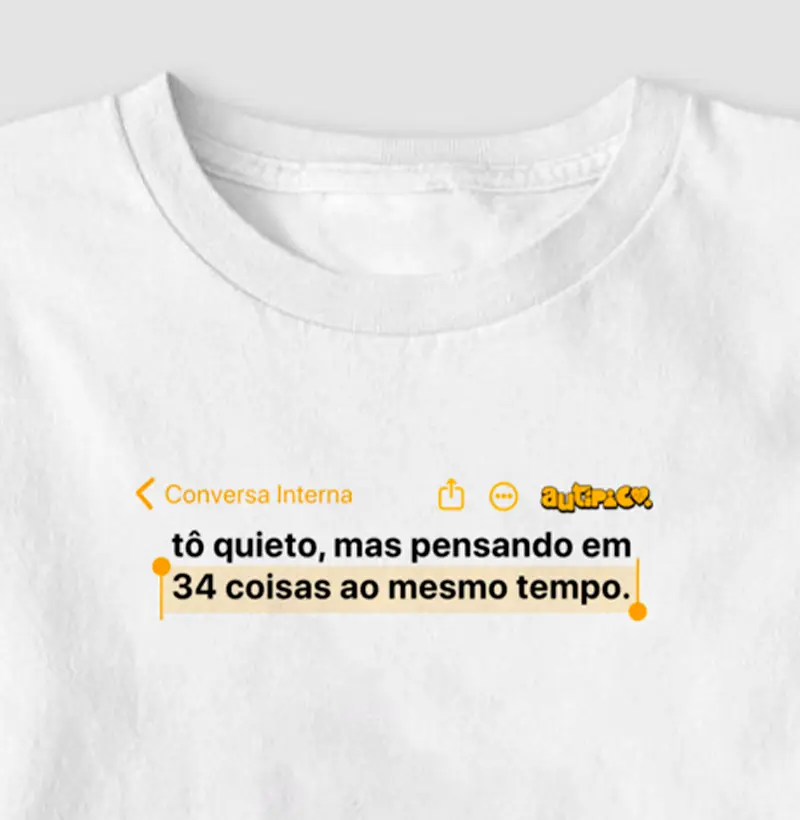 tô quieto, mas pensando em 34 coisas ao mesmo tempo. - Vida Atípica