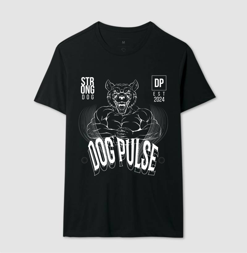 Camiseta Dog Pulse Strong Dog