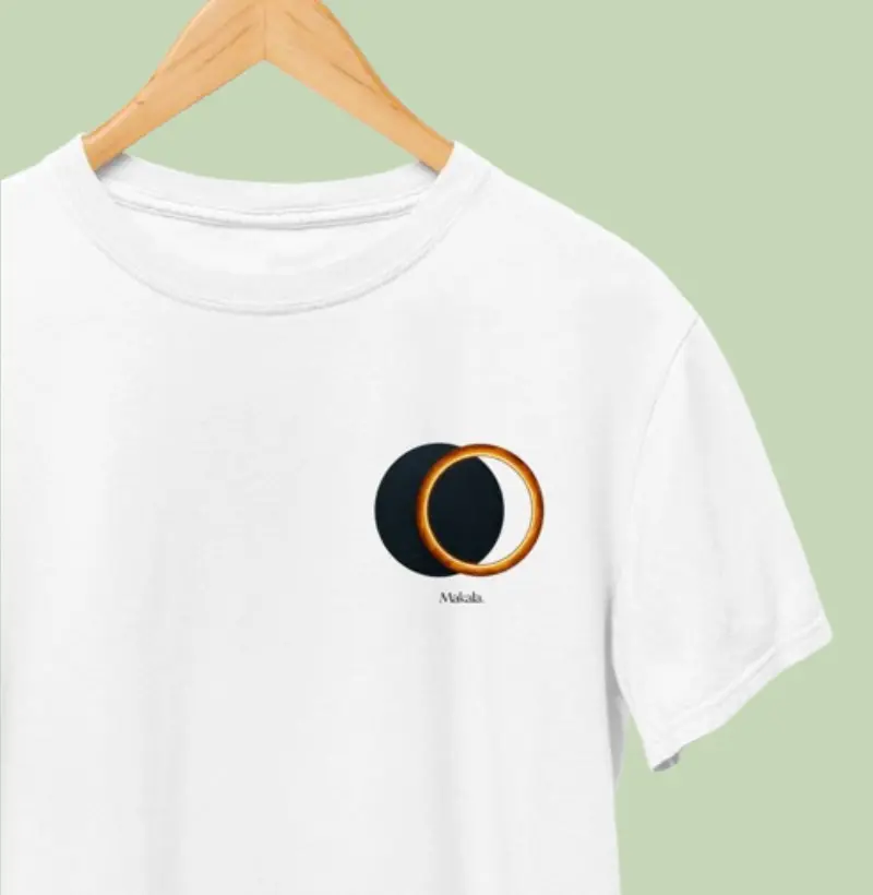 Camiseta Algodão Peruano Eclipse - Coleção Elementos