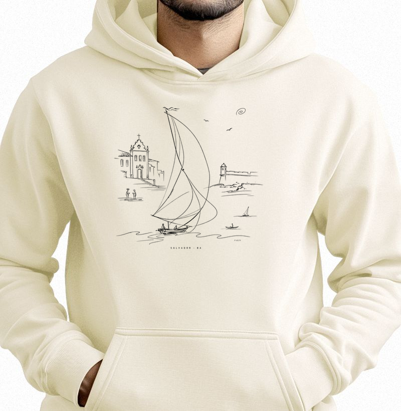Salvador ao vento - Hoodie Moletom