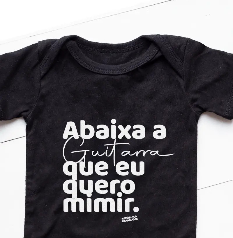 Abaixa a guitarra que eu quero mimir