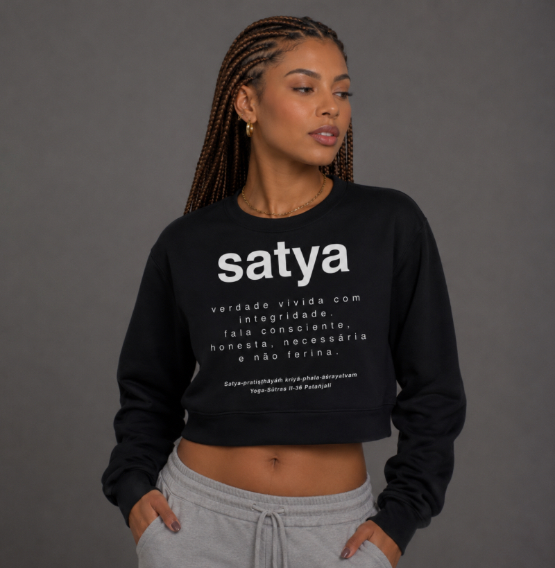 Camiseta Satya - Yoga Sūtras de Patañjali