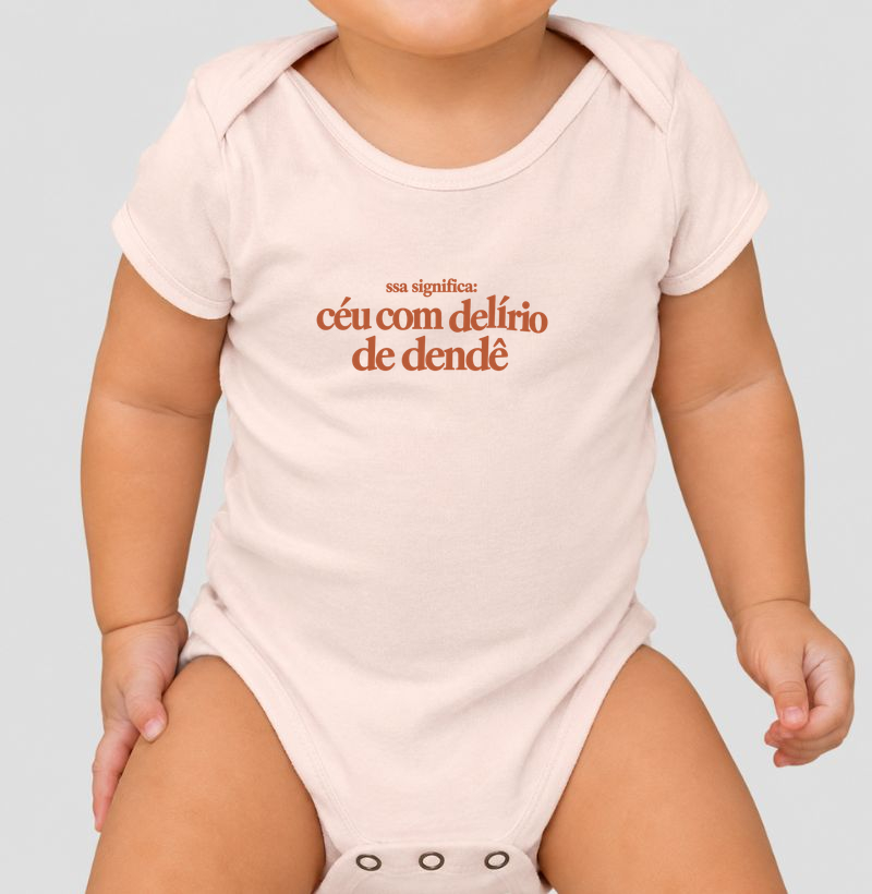 Delírio de dendê - Body Infantil