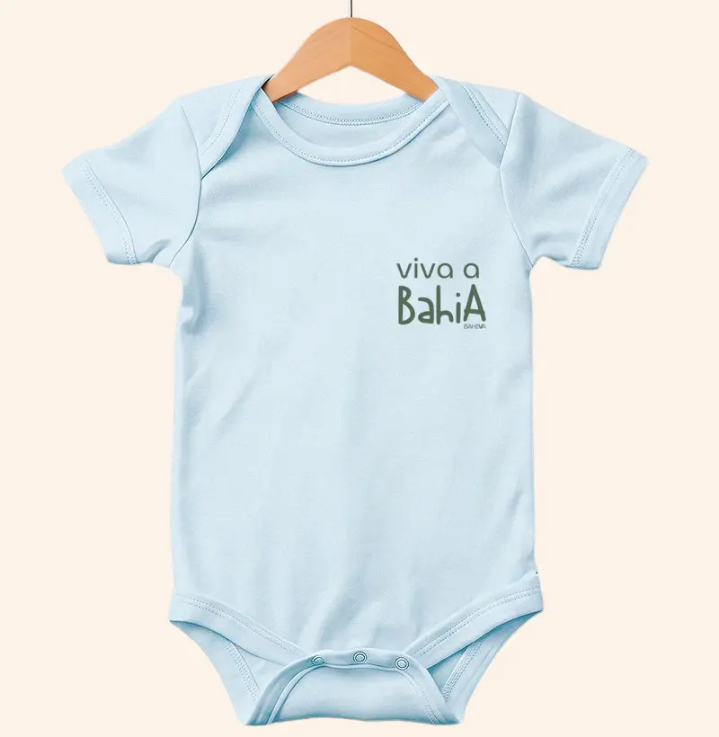 Viva a Bahia no miudinho - Body Infantil