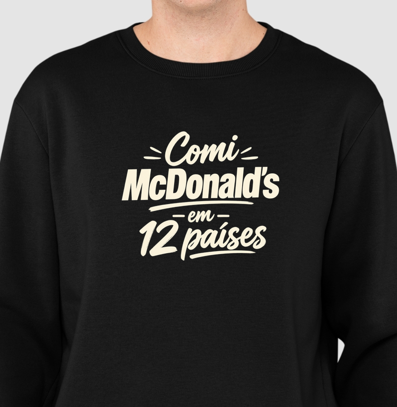 Suéter Comi Mc Donalds em 12 Países
