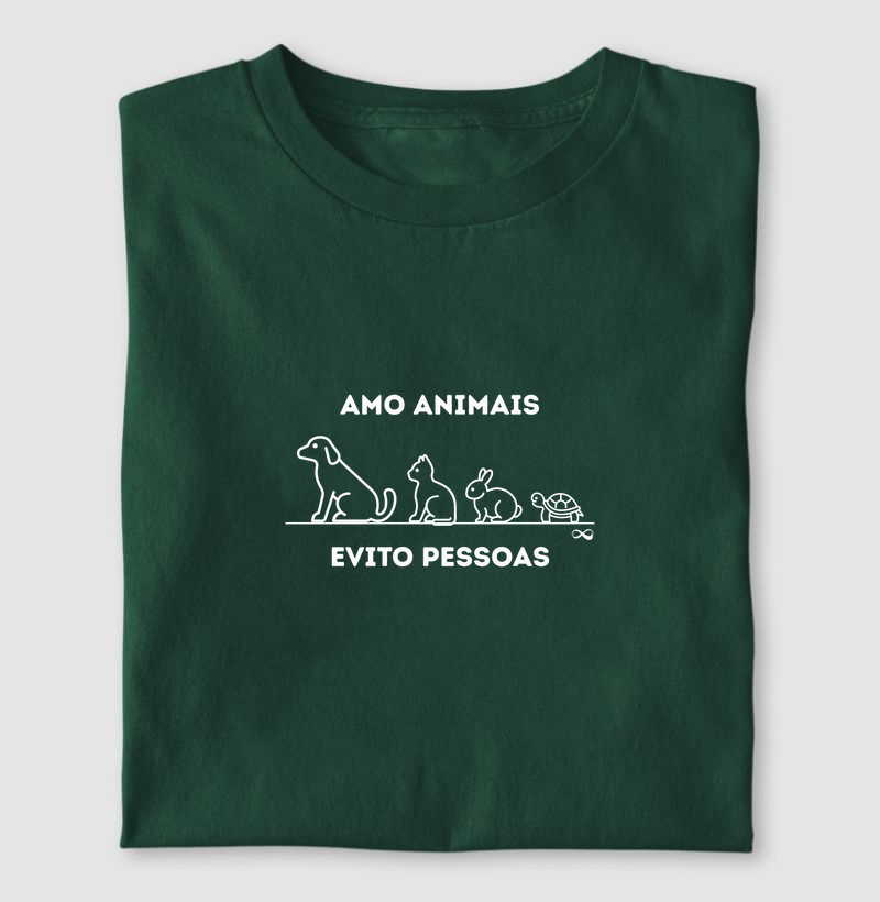 Amo animais, evito pessoas