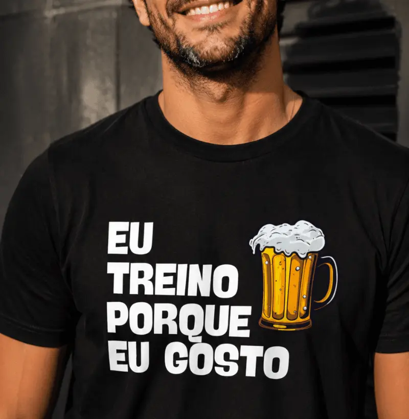 Eu treino porque eu gosto - cerveja