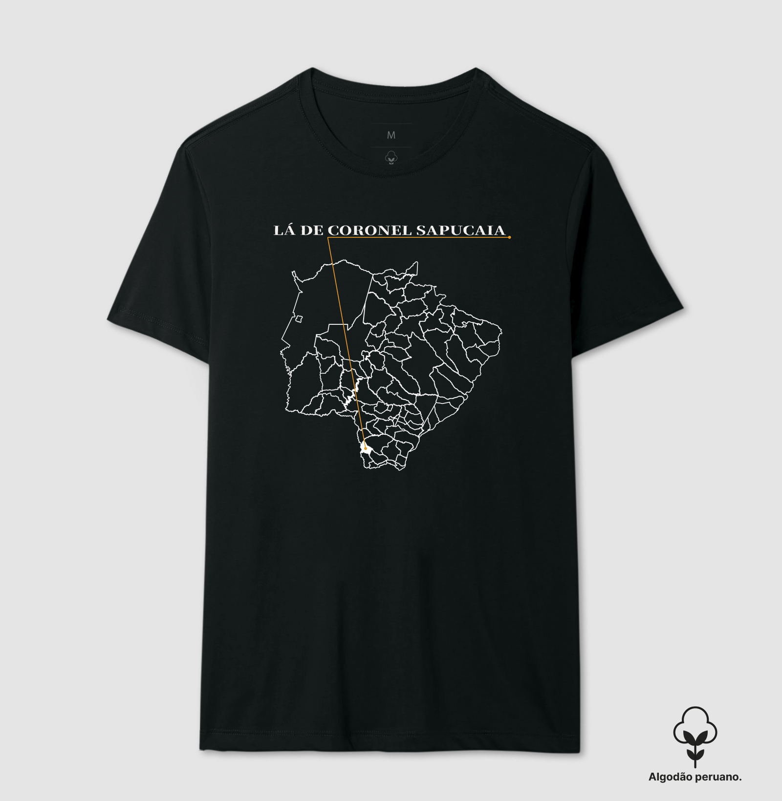 Coronel Sapucaia | Origem MS - Camiseta Algodão Peruano