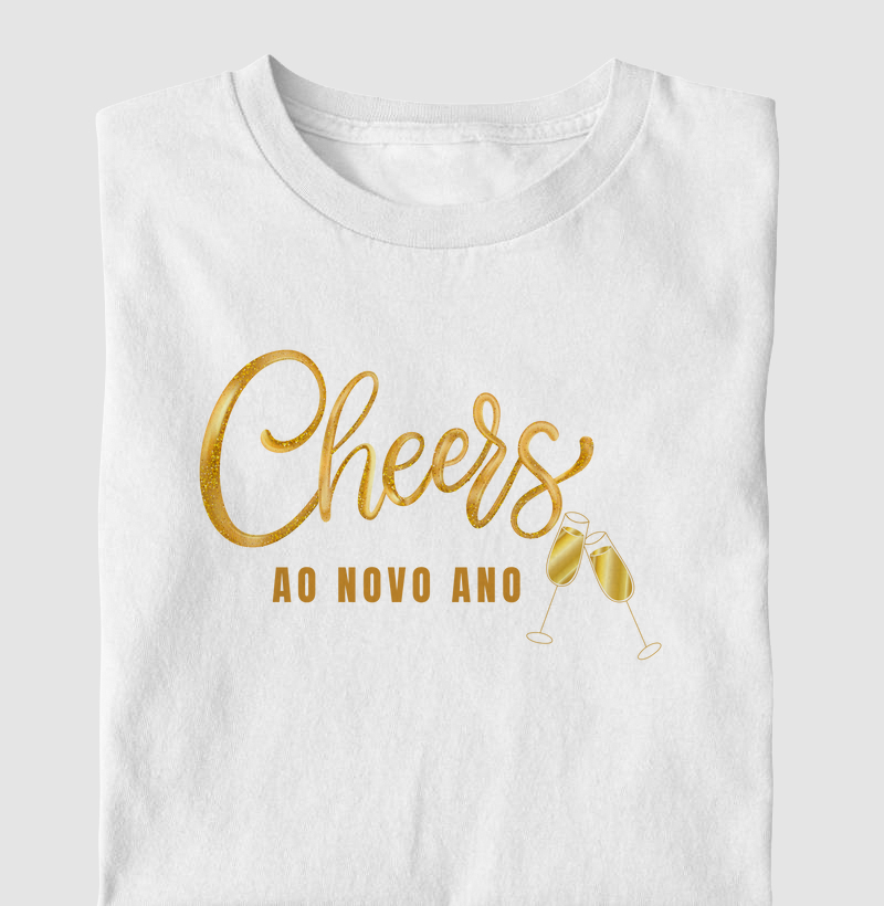 Camiseta Cheers ao Novo Ano