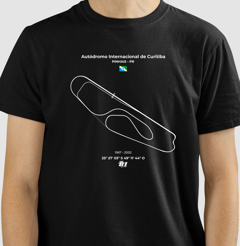 Camiseta Autódromo Internacional de Curitiba Pinhais - PR