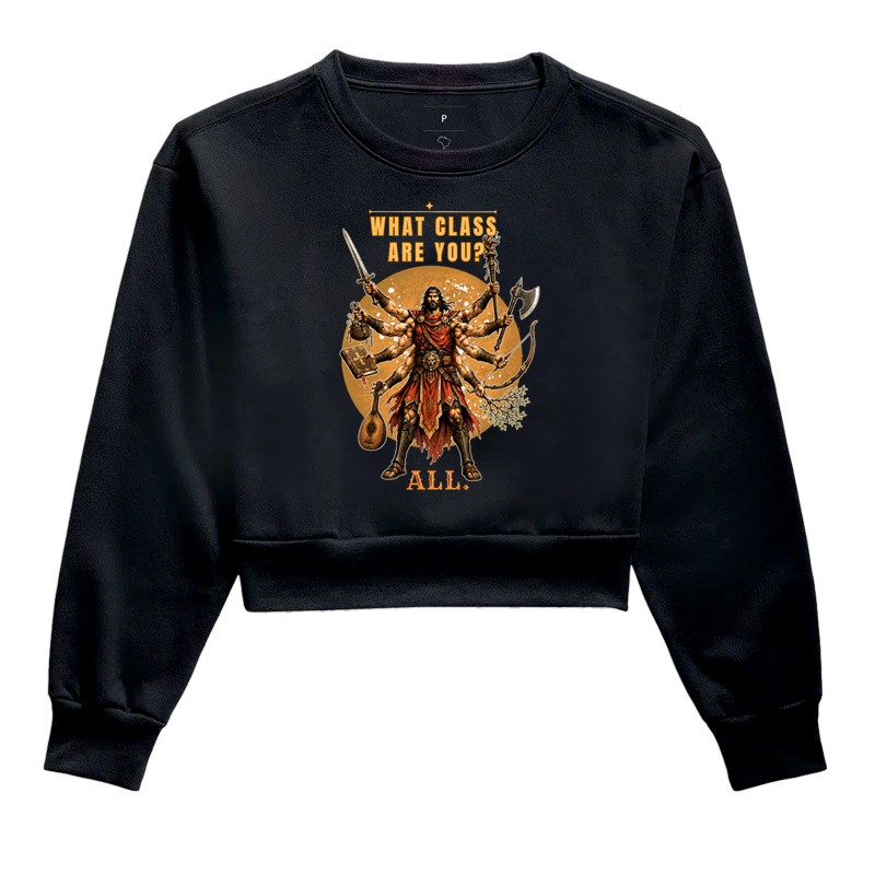 What Class Are You? All. - Cropped Moletom