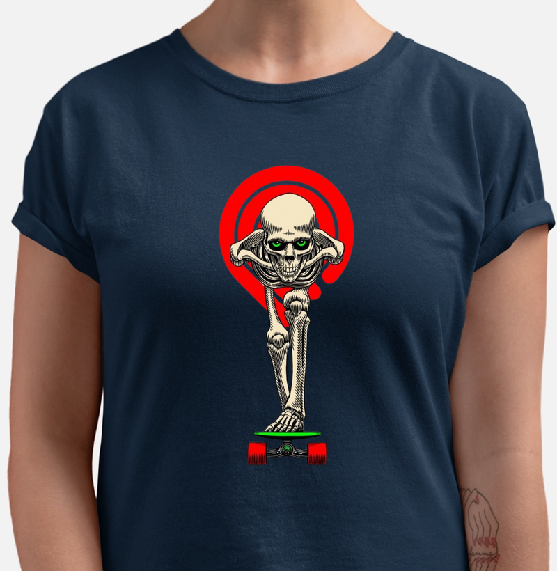 Skateboard skull