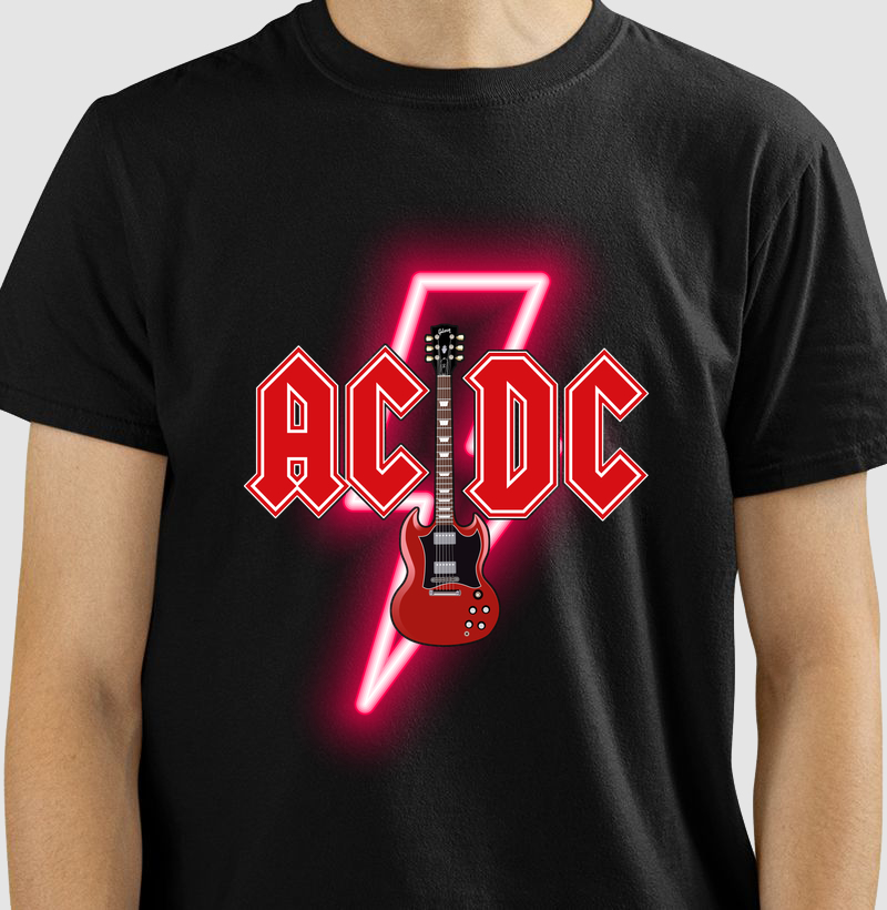CAMISETA AC/DC GIBSON SG