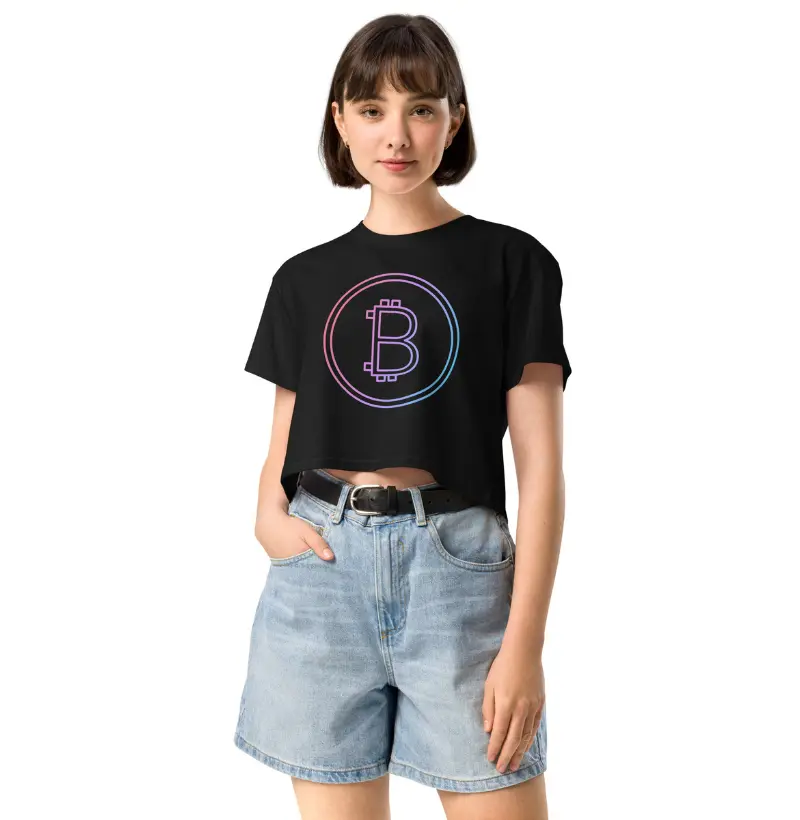Cropped Crypto Style Bitcoin