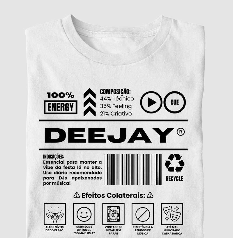 DJ: Uso contínuo pode causar efeitos colaterais! 🎧🔥