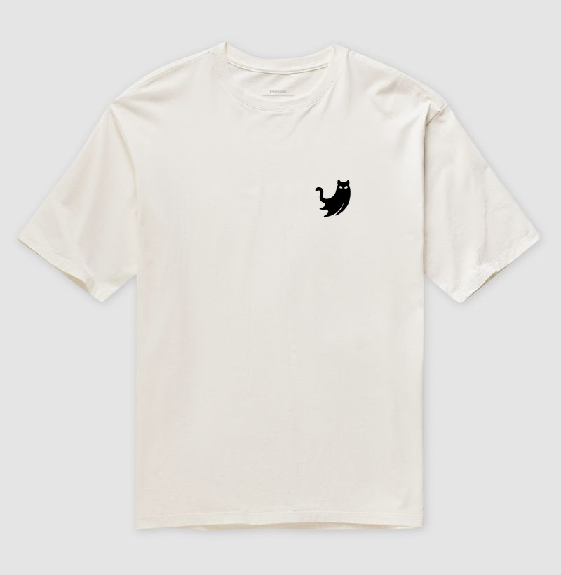 Gato Fantasma (fundo claro - bolso)