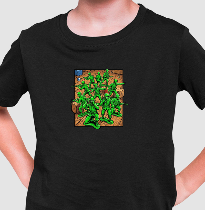 Camiseta Infantil Pelotão Verde