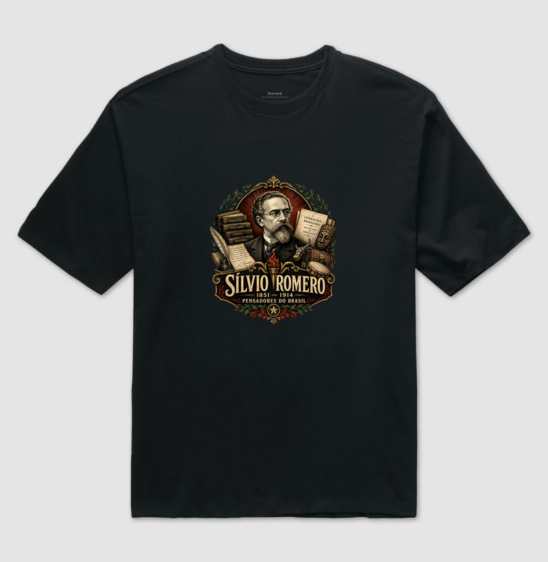Camiseta Sílvio Romero - Pensadores do Brasil