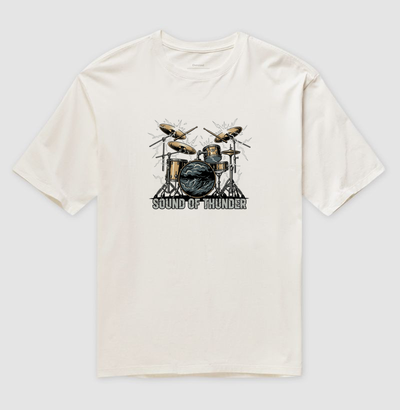 camiseta-rock-sound-of-thunder-bateria