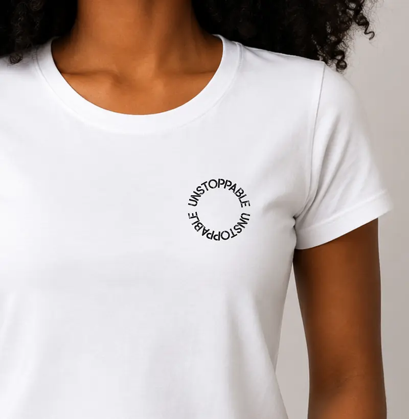 Camiseta Feminina Unstoppable Circulo