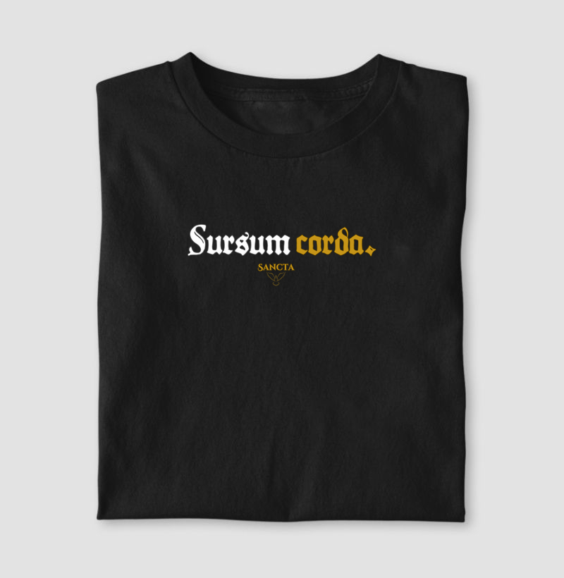 Sursum corda. "Corações ao alto."