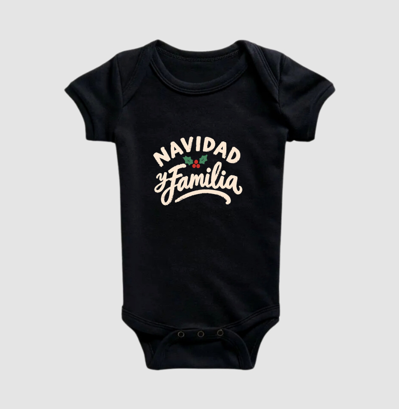 Navidad y Familia [Body] - Body Infantil
