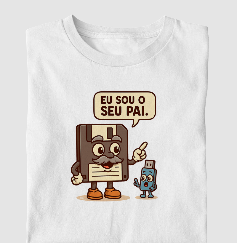 "Eu sou o seu pai" Disquete para Pendrive - T.I