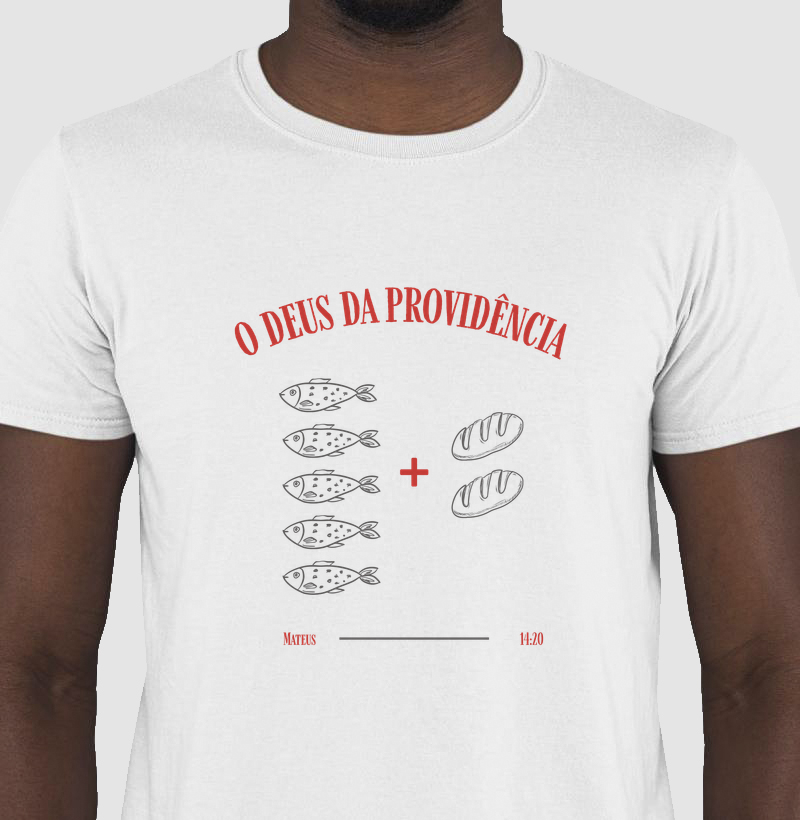 Camiseta Mateus 14,20 – “Todos comeram e ficaram satisfeitos”