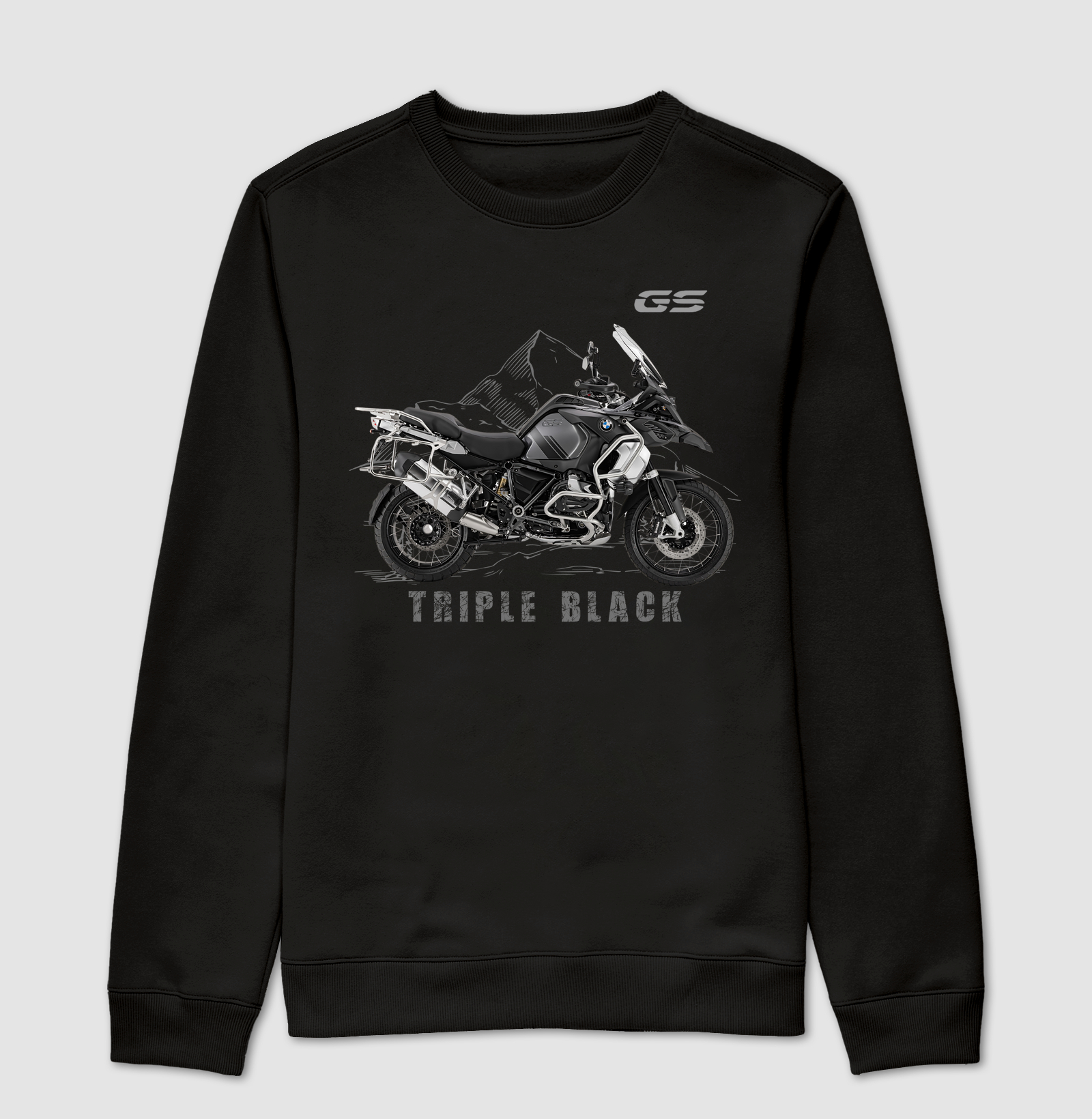 Suéter Moletom GS 1250 Triple Black